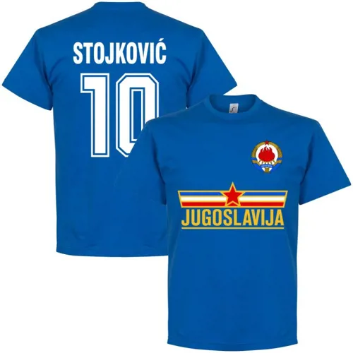 Joegoslavië fan t-shirt Stojkovic