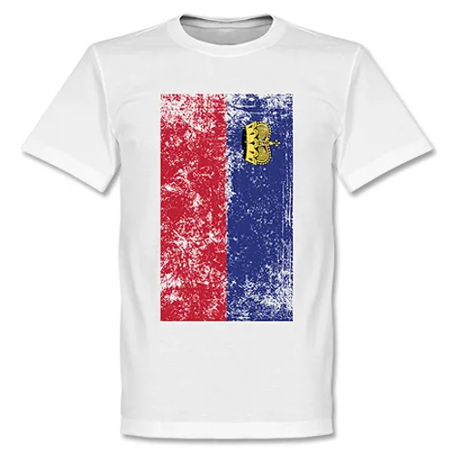 Liechtenstein Flag T-Shirt - Wit