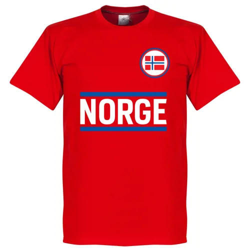 Noorwegen team t-shirt - Rood