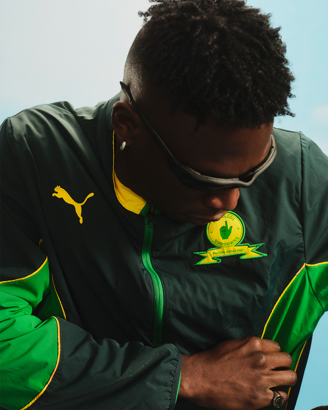 Mamelodi Sundowns WK 2025 voetbalshirt geïnspireerd door zonsondergang