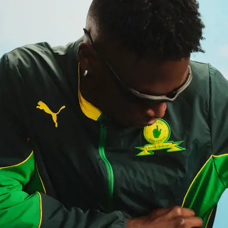 Mamelodi Sundowns WK 2025 voetbalshirt geïnspireerd door zonsondergang