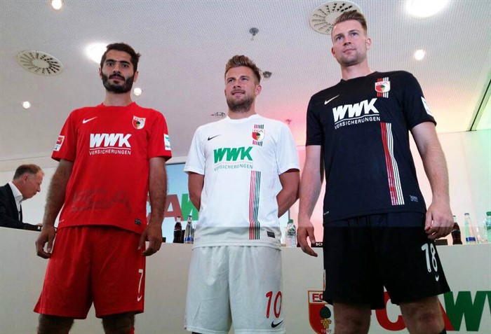 FC-Augsburg -voetbalshirts -2015-2016