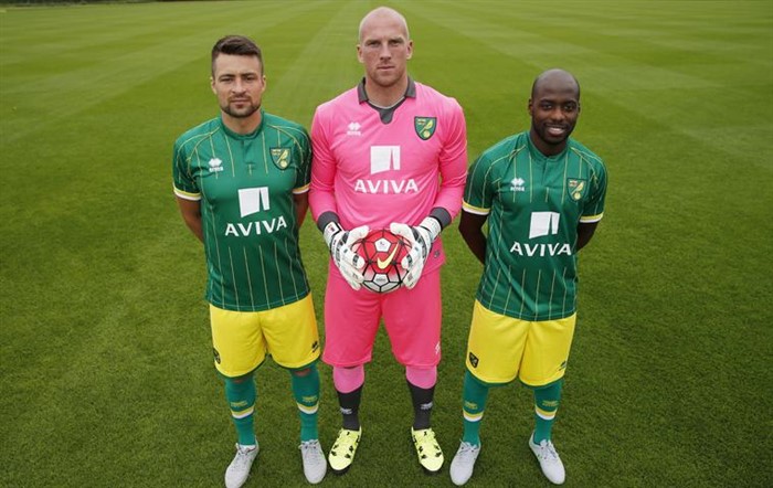 Norwich -City -uitshirt -2015-2016