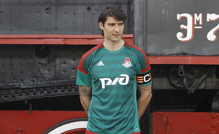 Lokomotiv -Moskou -uitshirt -2015-2016