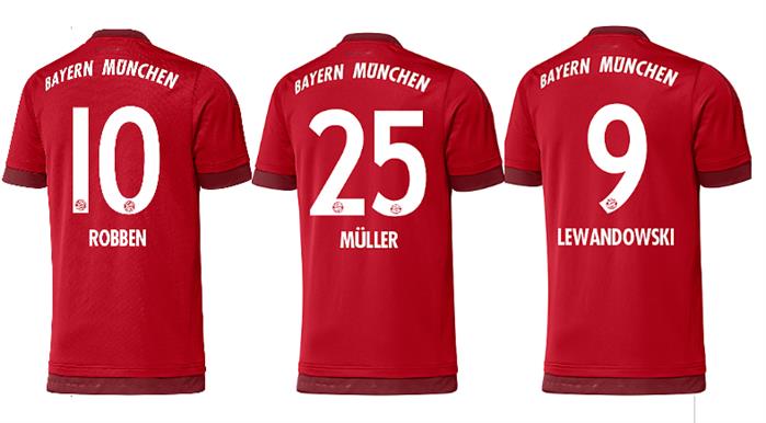 Officiele -bayern -bedrukking -2015-2016