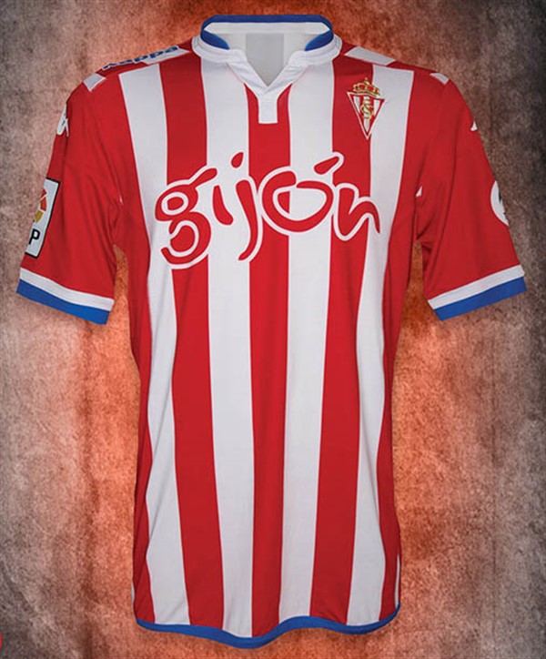 Sporting Gijon Thuisshirt 2015-2016