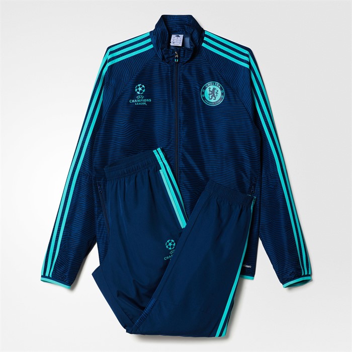 Warmte Gezamenlijk Klusjesman Chelsea Champions League presentatiepak 2015-2016 - Voetbalshirts.com