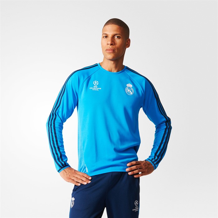 Spin Contractie weefgetouw Real Madrid Champions League trainingspak 2015-2016 - Voetbalshirts.com