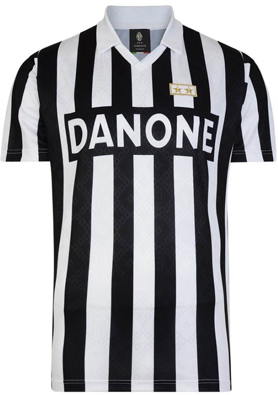 Juventus -retro -shirt -danone