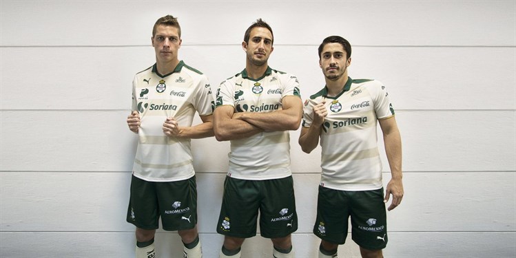 Santos -laguna -3e -shirt -2017-2018