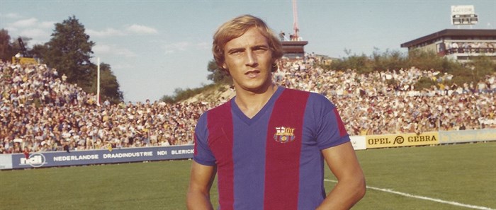 Barcelona -retro -shirt -neeskens