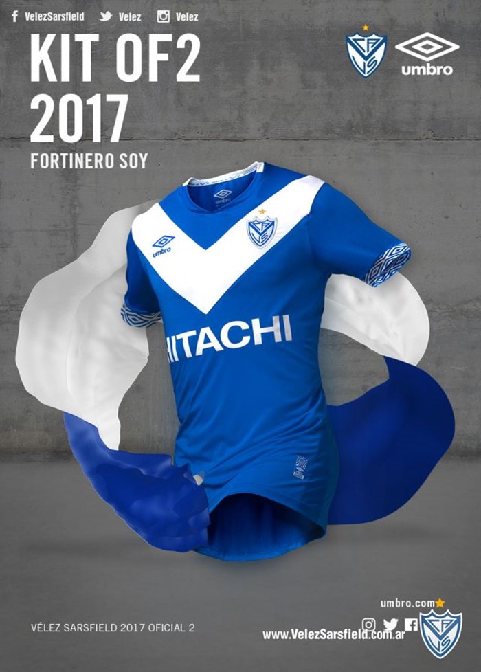 Velez -sarsfield -uitshirt