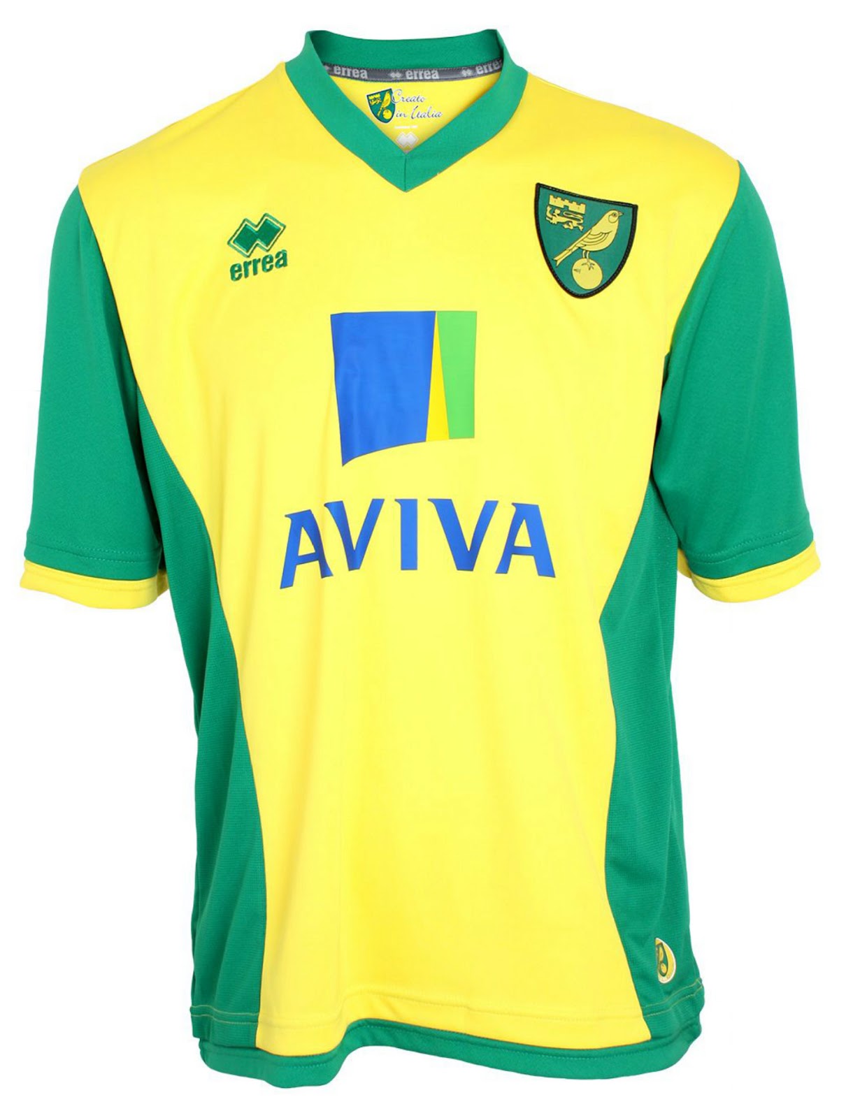 Norwich City thuisshirt 2013-2014