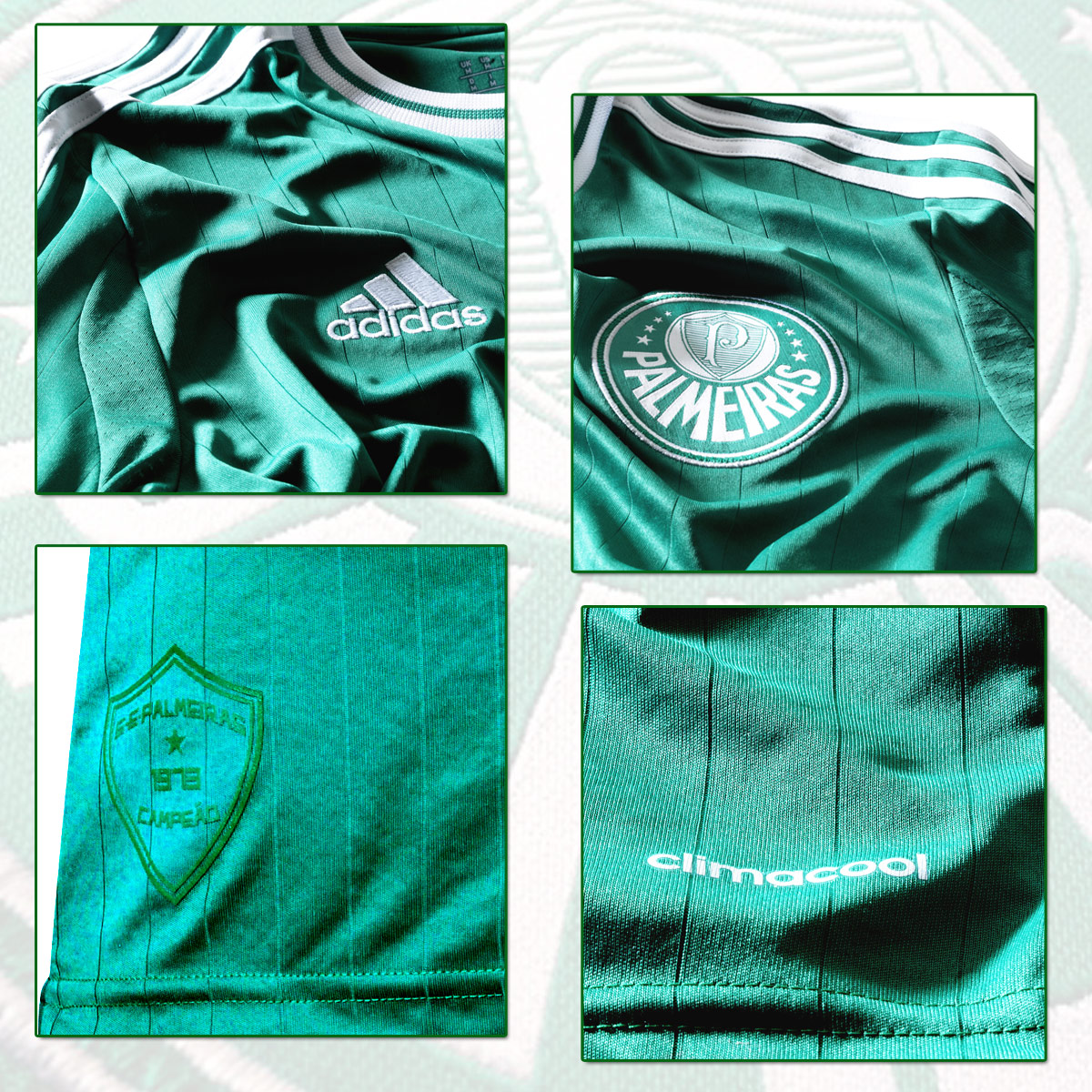 Palmeiras thuisshirt details 2013-2014