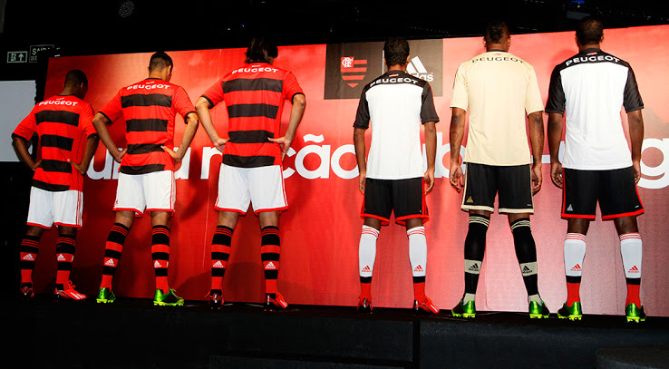 Flamengo voetbalshirts achterkant 2013-2014