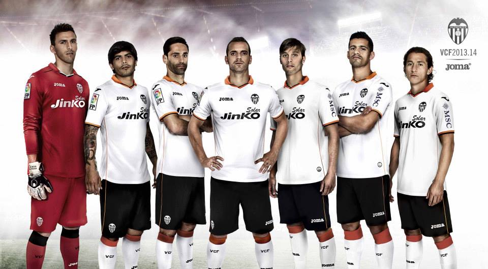 Valencia thuisshirt 2013-2014