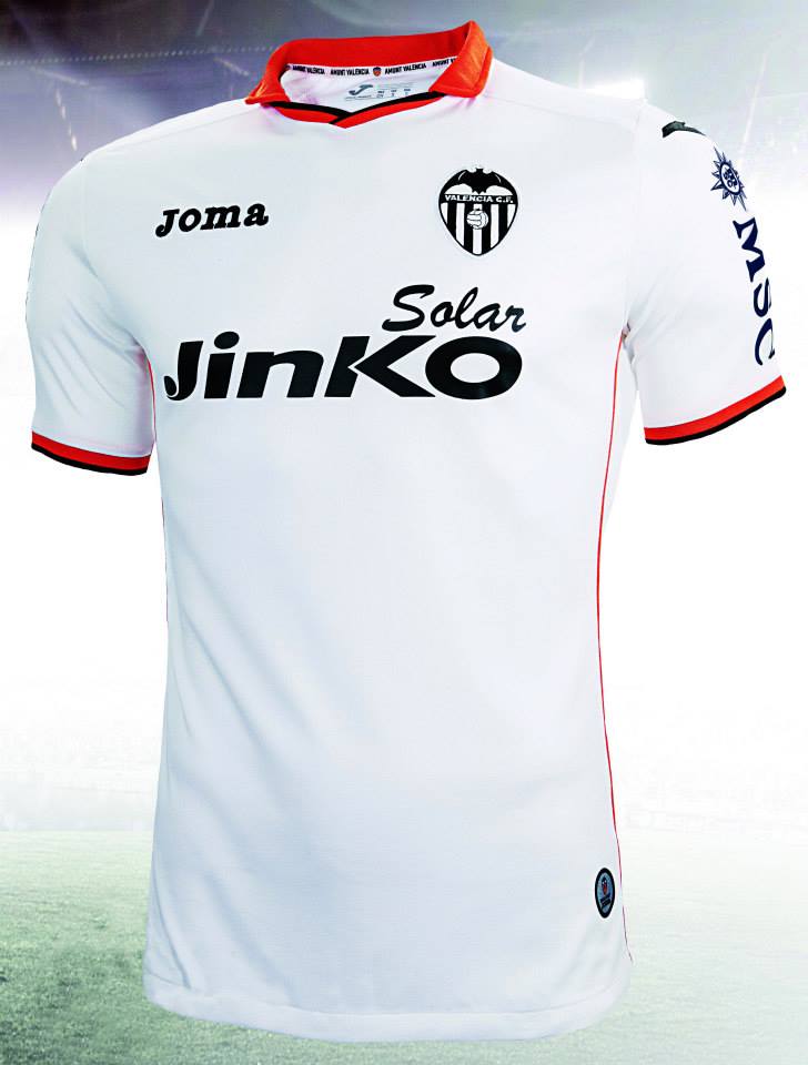 Valencia thuisshirt 2013/2014