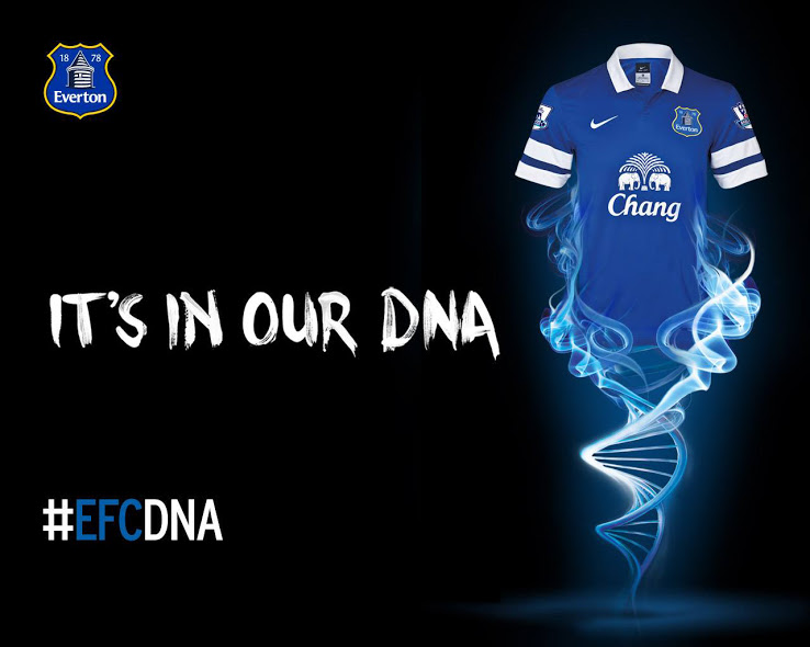 Everton FC thuisshirt 2013-2014 