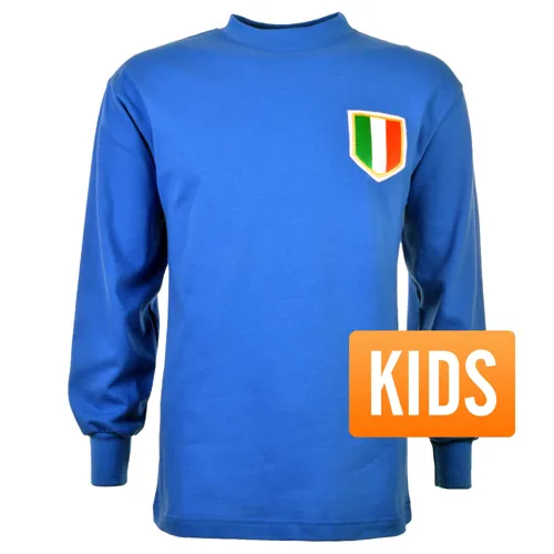 Italië retro voetbalshirt 1950's (kinderen)