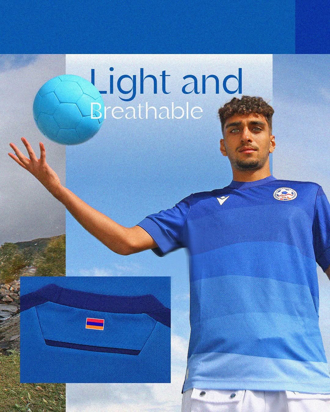 Armenië 3e voetbalshirt 2025-2026 geïnspireerd door Lake Sevan