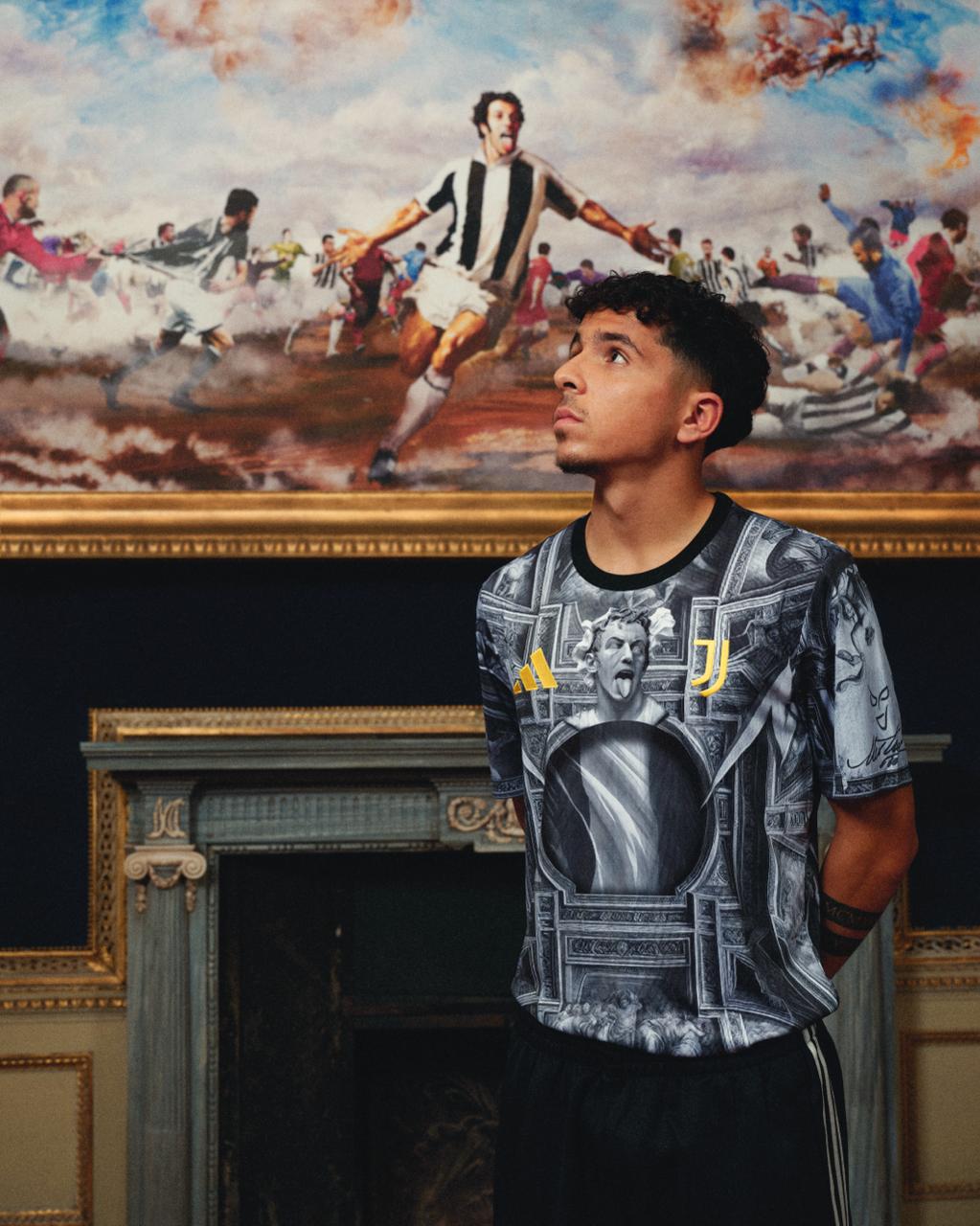 Juventus warming shirt en adidas Originals collectie eren Del Piero