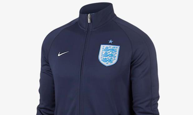 Navy blauw Engeland N98 trainingsjack 2017-2018