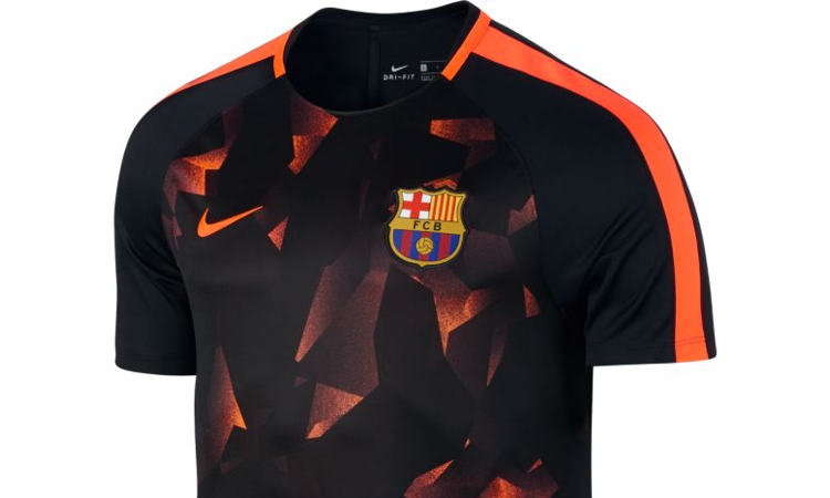 telefoon Messing Aas Barcelona Champions League warming-up shirt 2017-2018 uitgel -  Voetbalshirts.com