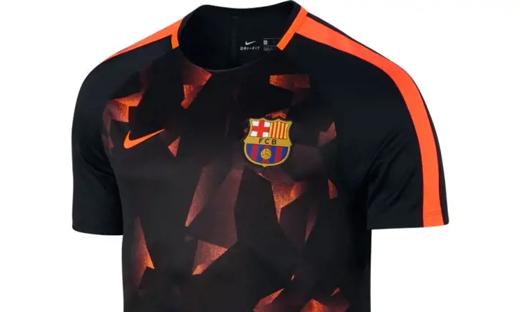 Barcelona Champions League warming-up shirt 2017-2018 uitgelekt