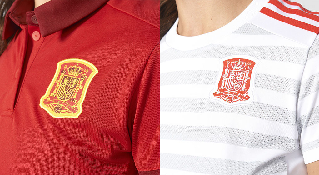 Voetbalshirts vrouwenelftal Spanje 2017-2018