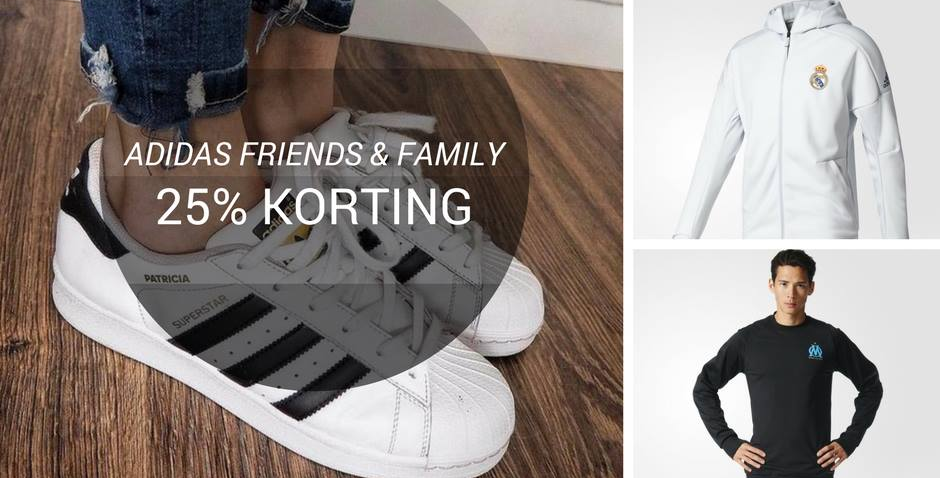 Scoor alleen vandaag 25% korting op maar liefst 4.000 adidas producten