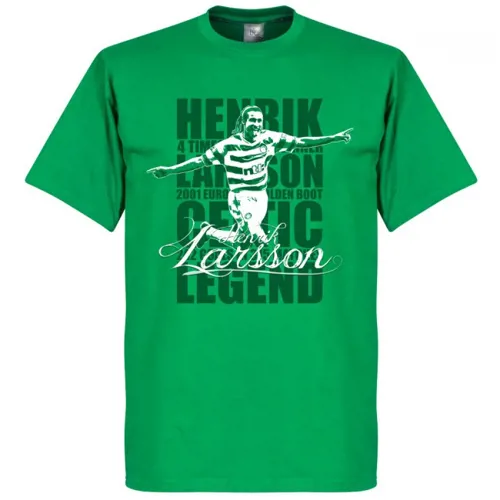 Celtic Henrik Larsson fan t-shirt