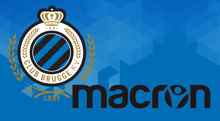 Macron nieuwe kledingsponsor Club Brugge vanaf 2017-2018