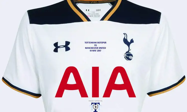 Tottenham Hotspur White Hart Lane tribute voetbalshirt 2017