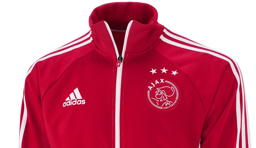 Ajax trainingspak rood wit top