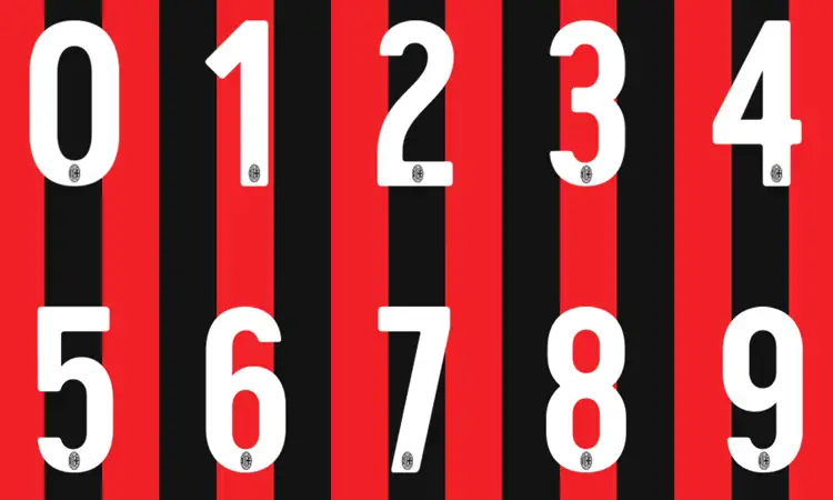 Officiële AC Milan bedrukking 2017-2018