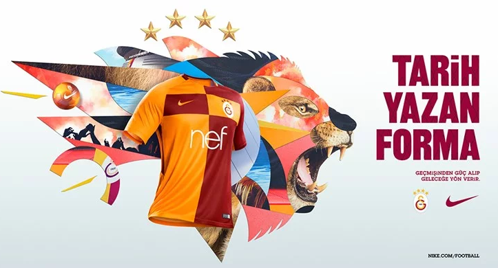 Galatasaray thuisshirt 2017-2018 