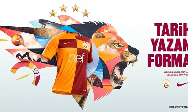 Galatasaray thuisshirt 2017-2018 