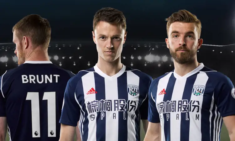 West Bromwich Albion thuisshirt 2017-2018
