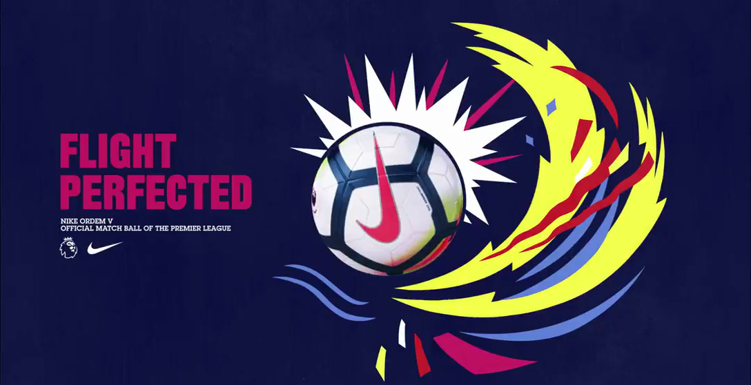 Officiële Premier League Nike ORDEM 5 voetbal 2017-2018