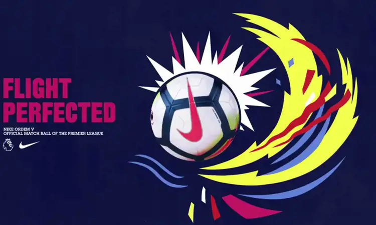 Officiële Premier League Nike ORDEM 5 voetbal 2017-2018