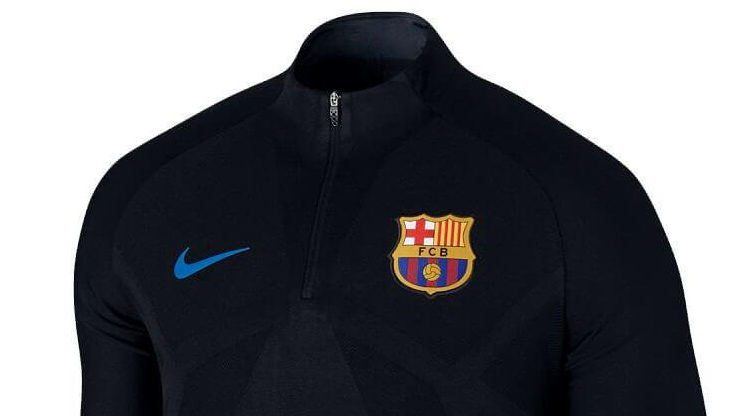 Zwart Barcelona trainingspak 2017-2018