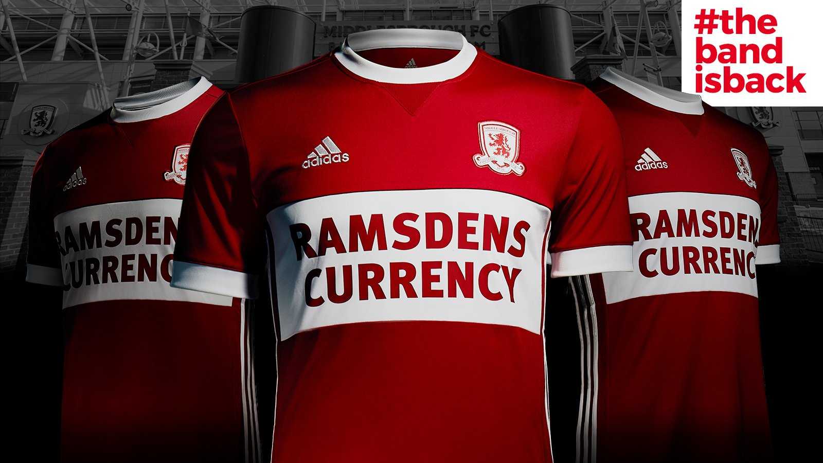 Middlesbrough thuisshirt 2017-2018