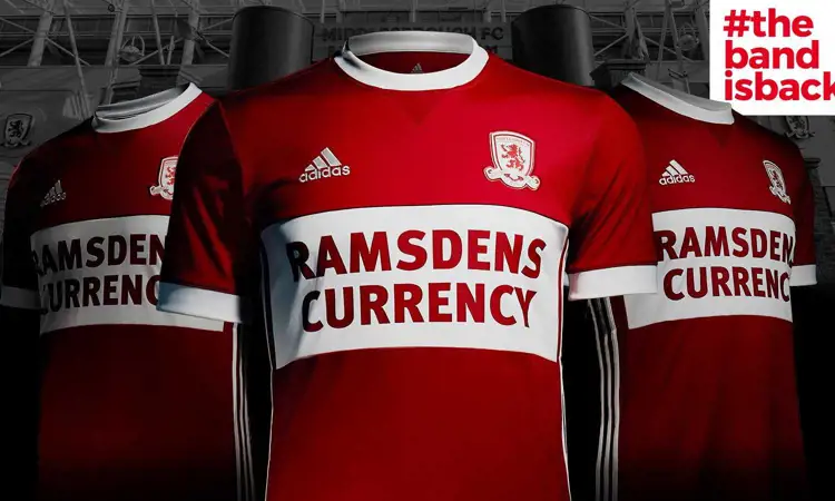 Middlesbrough thuisshirt 2017-2018