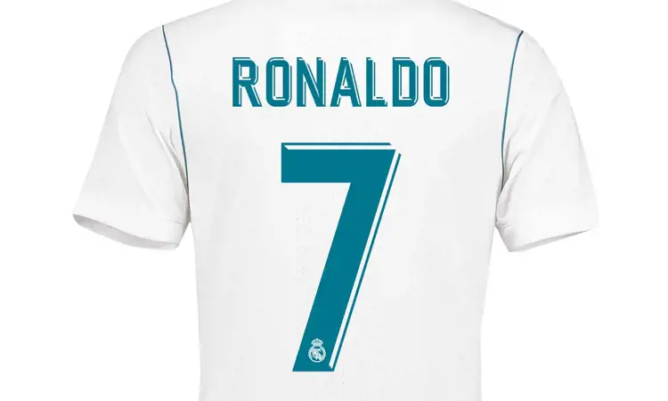 Officiële bedrukking Real Madrid voetbalshirts 2017-2018
