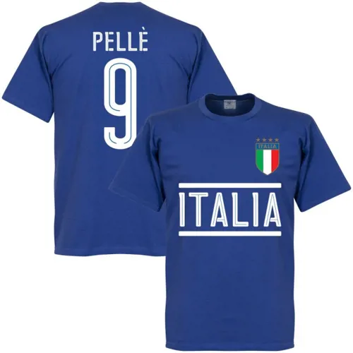 Italië fan T-Shirt Pelle