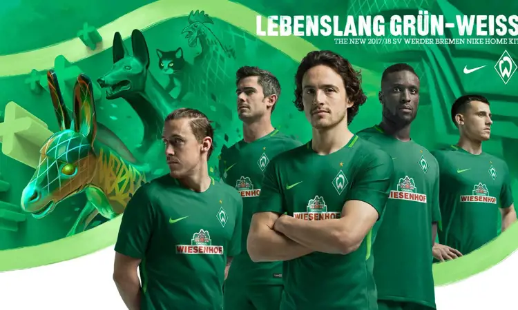 Werder Bremen voetbalshirts 2017-2018