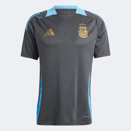 Argentinië trainingsshirt 2024-2025 - Donkergrijs/Lichtblauw/Goud