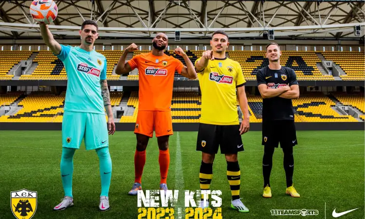 AEK Athene voetbalshirts 2023-2024