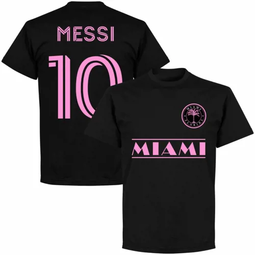 Inter Miami T-Shirt Messi - Zwart - Kinderen