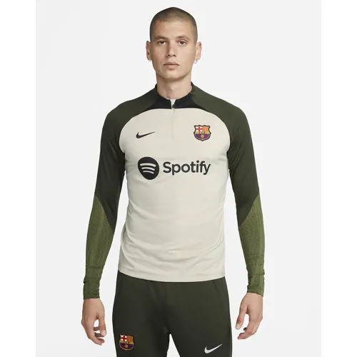 Barcelona training sweater 2023-2024 - Beige/Groen